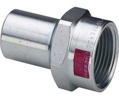 VIEGA Prestabo įdėklas / lizdas 3/4"x18mm, pagamintas iš nelegiruoto plieno, vidinis sriegis, SC kontūras