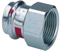 „Viega“ adapterio jungtis su SC-Contur 22 mm x GW 1" cinkuoto plieno - 642167