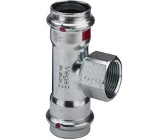 Viega T-Stueck Prestabo 1117.2 54mmxRp 1/2x54mm St unl. SC Mehrk.