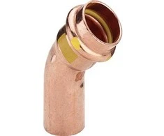Viega 45 laipsnių vario 22mm (345693)