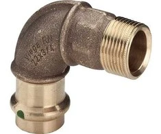 Viega 90 ° 22mm x 3 / 4 "bronzA (115 623)