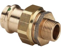 VIEGA Sanpress srieginė jungtis 2"-54 mm, pagaminta iš pistoleto metalo, SC-Contur įvorė/nipelis
