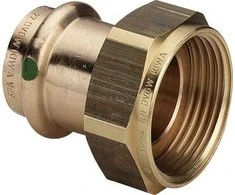 Viega Verschraubung Sanpress 2263 22mmxG 3/4 RG flachdichtend SC-Contur