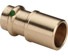 Viega Reduzier-Stueck SANPRESS 2215.1 287368 42x22mm aus Rotguss