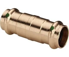 VIEGA Sanpress stumdoma įvorė 15 mm, pagaminta iš pistoleto metalo su SC-Contur