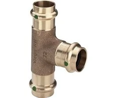 Viega T-Stueck SANPRESS Nr.2218 283513 28x15x28mm aus Rotguss