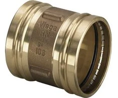 VIEGA Sanpress XL įvorė 76,1 mm, pagaminta iš pistoleto metalo su SC-Contur
