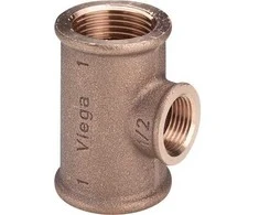 Viega T-Stueck 3130 Rp 1 1/4 Rotguss