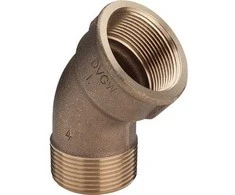 Viega Rotguss-Winkel 3121 1/2" 45 Grad mit 1 Muffe DVGW