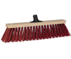 Vikan VIKAN Miotła su gwintem do trzonka 530 mm Medium Drewno Miotła su włosiem PVC Skutecznie usuwa brud i śnieg Dostarczany su gniazdem