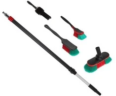 Starter kit, Vikan, juodas, aluminum/polyester/PP, 106-160 cm with on/off function for water