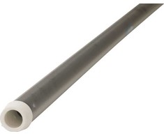 Vikan Threaded handle, Vikan, 150.5x2.2x2.2cm, Ø2.2cm, baltas, aluminum/PP