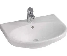 Villeroy &amp; Boch GUSTAVSBERG „Nautic 5556“ praustuvas. Tvirtinimas varžtais arba atramomis – rekomenduojamas 260 mm atstumas, VVS 653007.000