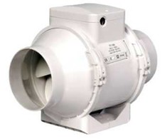 Duka Ventilation Kanalinis ventiliatorius EL 100 TT, Ø100 mm, baltas