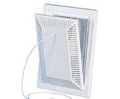 Duka Ventilation Atlenkiamas vožtuvas 100 x 150 mm su priverstiniu atidarymu, baltas, 112 tipas