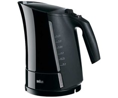 Virdulys Braun WK 300, 1,6 l, 2200 W, juoda, vandens lygio indikatorius, apsauga nuo perkaitimo, filtravimas