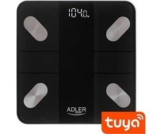 Virtuvinės svarstyklės Kūno masę anal. svarstyklės ADLER AD-8186(baltos)