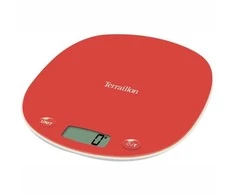 Virtuvinės svarstyklės Terraillon 15246, Elektroninės virtuvės svarstyklės, 5kg, 0,5 g, Raudonos, Stalviršio, fl oz, g, lb oz, ml