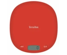 Virtuvinės svarstyklės Terraillon 15246, Elektroninės virtuvės svarstyklės, 5kg, 0,5 g, Raudonos, Stalviršio, fl oz, g, lb oz, ml