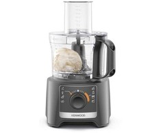 Virtuvinis kombainas Kenwood MultiPro Compact FDP31.360GY, 2,1 l, pilkas, rotacinis, 1,2 l, plastikas, nerūdijantis plienas