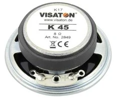 Visaton K45 MINI HØJTTALER 45 CM 8 OHM