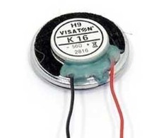 Visaton VS-K16, 0,5 W, 1 W, 50 omų (O), 700–20000 Hz, 2 g, 1,6 cm (0,63")