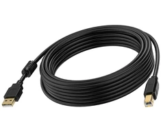 VISION 3 m juodas USB 2.0 kabelis