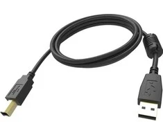 VISION 3 m juodas USB 2.0 kabelis