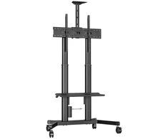 Vision X-Series VFM-F26M - Vežimėlis - LCD ekranui - motorizuotas - plieno - smėliu apdorotas juodas - ekrano dydis: 139,7-254 cm (55"-100") (VFM-F26M)