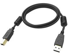 Hewlett Packard (HP) USB kabelis Vision USB-A - USB-B 2 m juodas (TC 2MUSB/BL)