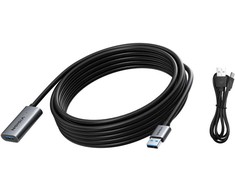 Kabelis USB Vision 5m Aktywny przedłużacz USB A (f) do USB A (m) USB 3.0 3 Gb/s (TC 5MUSB3.0EXT+/BL)