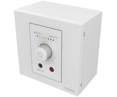 Vision VISION Professional TC3-AMP 2 x 25 W (RMS) Verstarker und SP-1800 5,25-col.-Wandlautsprecherpaar, Set - 30 JAHRE GARANTIE - Weiss