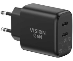 Įkroviklis Vision na USB-C Szybka podwójna 0 2 65 W (TC-PUSBC/65)
