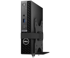 Laikiklis do komputera Vision Befestigt einen Mini-PC an der Unterseite eines Schreibtisches oder an einem Monitorarm zwischen der VESA-Halterung und dem Ekranas - 75 x 75 oder 100 x 100 - doppelt gelenkig - nimmt Gerate von 17 bis 70 mm Dicke auf - SWL 5kg