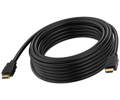 Vision VISION Professional Installation HDMI kabelis – GARANTIJA visam gyvenimui – 8K esant 30 Hz – HDMI versija 2.1 – 48 Gbps – dvigubai ekranuota – paauksuotos jungtys – HDMI (M) į HDMI (M) – išorinis skersmuo 7,3 mm – AWG 28 – 3 m – juodas