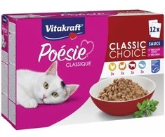 Vitakraft - Klasikinis poezijos padažas, kelių pakuočių pakuotė 12 x 85 g