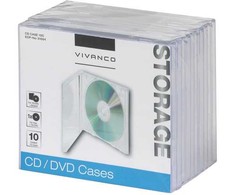 Viršeliai Vivanco CD CASE Skaidrus (Naudoti D)