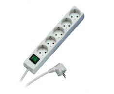 Vivanco EBLS 5S, 5 AC outlet(s), Juodas, 1.4 m