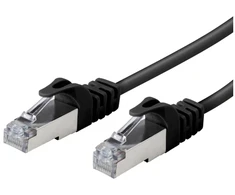 Vivanco VNITLAN8F50STPK, 5 m, Cat8, S/FTP (S-STP), RJ-45, RJ-45, Juodas