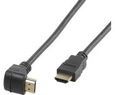 Vivanco kabelis HDMI - HDMI 1,5 m kampinis