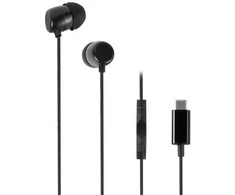 Įstatomos į ausis (In-ear tipo) ausinės Vivanco Stereo USB-C, juoda (61752)