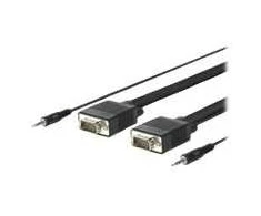 Vivolink PROVGAS30, 30 m, VGA (D-Sub), VGA (D-Sub), Kištukas, Juodas, Tiesus