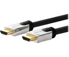 Vivolink PRO HDMI KABELIS SU METALINE GALVUTE HDMI 2.0 4K, 2 m, HDMI A tipo (standartinis), HDMI A tipo (standartinis), 4096 x 2160 pikselių, 3D, juodas