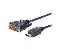 Vivolink PROHDMIDVI2, 2 m, HDMI Type A (Standard), DVI-D, kištukas, kištukas, tiesus