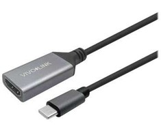 USB kabelis VivoLink HDMI female to USB-C Cable