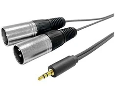 Vivolink 3.5MM CABLE to 2 x XLR male
