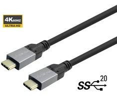 Kabelis USB VivoLink PROUSBCMM8 USB-C to USB-C 10 Gbps 60W 8m Juodas