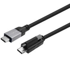 Kabelis USB VivoLink USB-C - USB-C 7 m Juodas (USB-C Screw to USB-C Cable 7m)