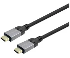 Kabelis USB VivoLink USB-C - USB-C 1 m Juodas (PROUSBCMM1)