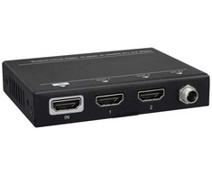 Vivolink VLHDMISP1X2, HDMI, 2x HDMI, 1.4/2.0, 3840 x 2160 pikselių, Juodas, Metal